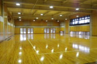 渋川市立北橘中学校体育館　非構造部材改修工事